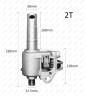 Гидроузел в сборе для тележек гидравлических AC/JC 2 т неразборный (Oil pump Assembly)