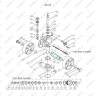 Ось крепления рулевых колес для гидравлических тележек AC25