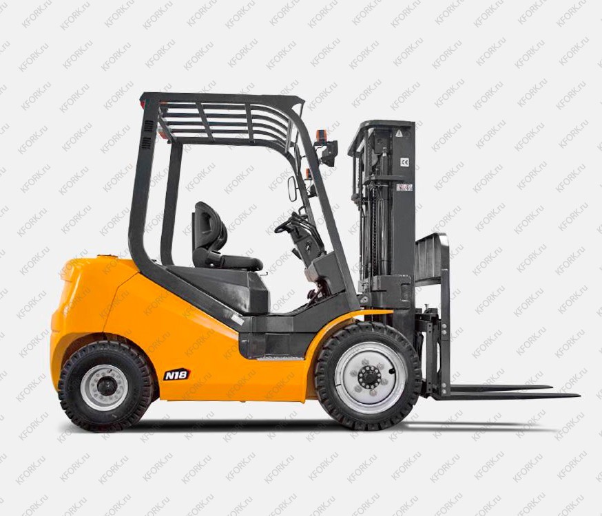 Вилочный автопогрузчик UN Forklift FD35T-CNGA8 3,5 тонны, дизель
