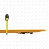 Гидравлическая тележка (рохля) SMARTLIFT SD-LP BFL15 1500 кг 1150x550 мм, низкопрофильная 52 мм