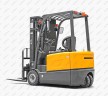 Погрузчик электро UN Forklift 2 т 48/625 В/Ач 3 опоры