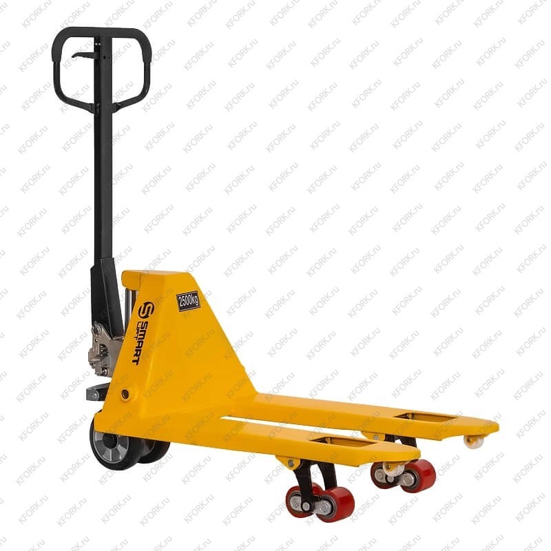 Гидравлическая тележка (рохля) SMARTLIFT SD-S AC25 2500 кг 550х800 мм, RDP, коротковильная