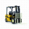 Вилочный автопогрузчик газ/бензин Yale 3 тонны