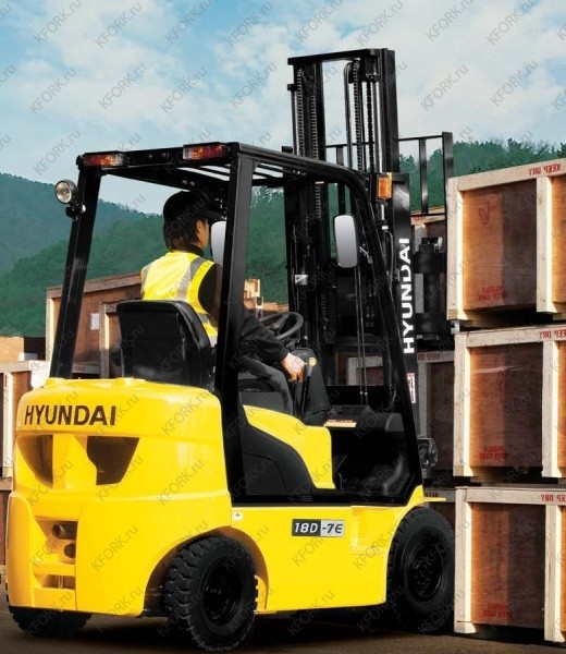 Вилочный дизельный погрузчик Hyundai 18D-7E 1,8 тонны