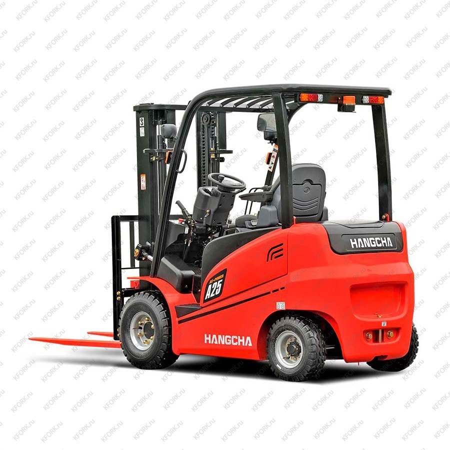 Погрузчик электро Hangcha 2,5 т 80/300 В/Ач 4 опоры