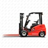 Погрузчик электро Hangcha 2,5 т 80/300 В/Ач 4 опоры