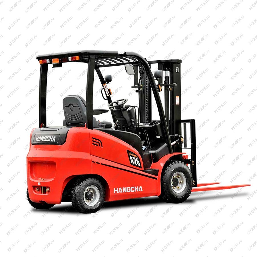 Погрузчик электро Hangcha 2,5 т 80/300 В/Ач 4 опоры