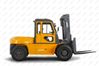 Вилочный дизельный погрузчик JAC CPCD100H 10 тонн