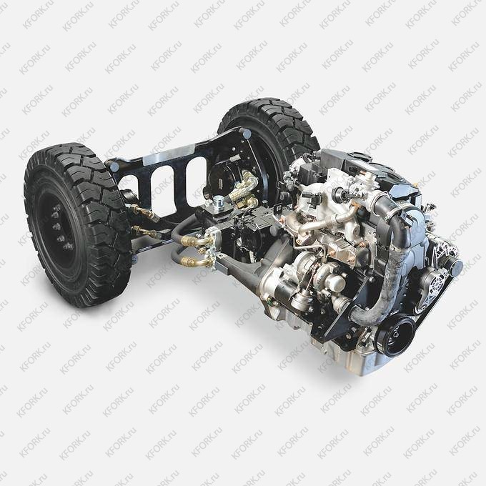 Вилочный дизельный погрузчик Jungheinrich DFG S50 5 тонн