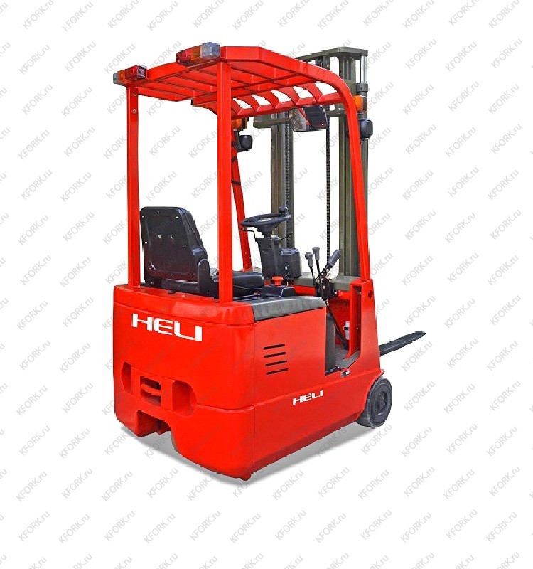 Электрический автопогрузчик Heli 1 т 24/300 В/Ач 3 опоры