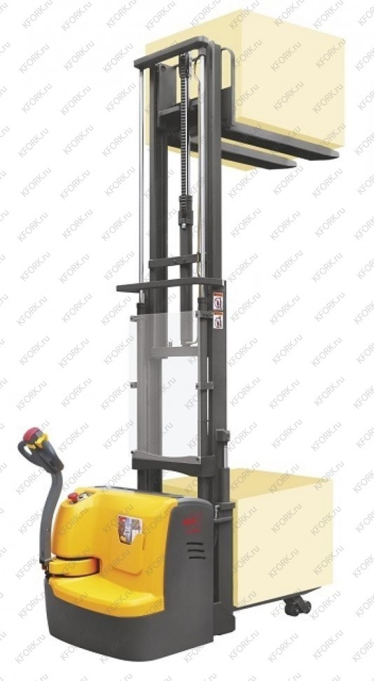 Штабелер самоходный XILIN CDDR15S 1500 кг 4500 мм двухуровневый, сопровождаемый