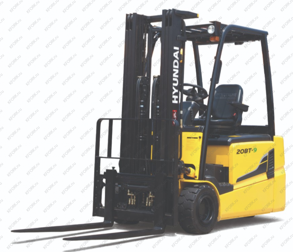 Погрузчик электро Hyundai 2 т 48/585 В/Ач 3 опоры