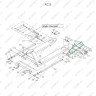 Ось подвильного ролика для гидравлических тележек JC20