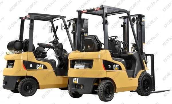 Вилочный газ-бензиновый автопогрузчик CAT GP25NT
