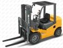 Дизельный погрузчик GROS CPCD25 2,5 т