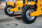 Гидравлическая тележка TOR THW 1200 кг 813 мм для бездорожья резиновые колеса