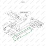 Подвильная тяга для гидравлических тележек JC20