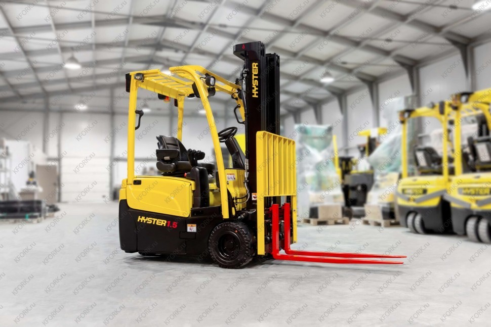 Вилочный электропогрузчик Hyster J1.5XNT 1,5 т 48/500 В/Ач 3 опоры