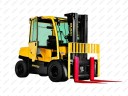 Вилочный электропогрузчик Hyster J5.5XN6 5,5 т 80/930 В/Ач