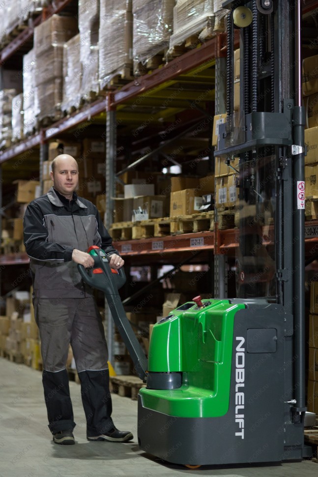 Штабелер электрический самоходный Noblelift PS16L 5300 c литиевой батареей