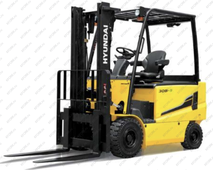 Вилочный электропогрузчик Hyundai 3 т 48/740 В/Ач 4 опоры