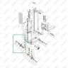 Колесная опора поворотная в сборе для TRV