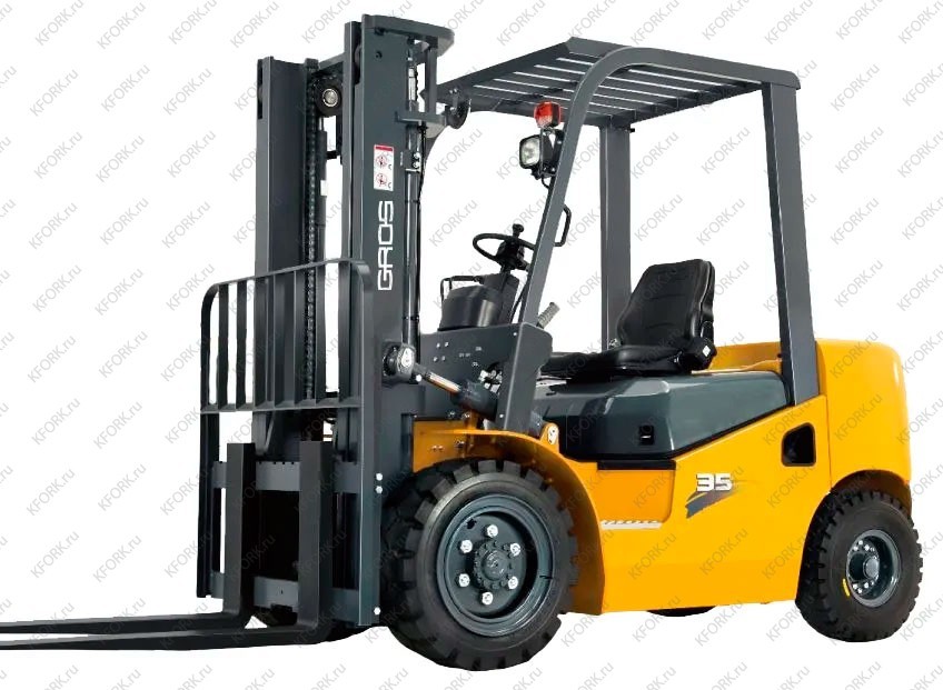 Вилочный дизельный автопогрузчик GROS CPCD35 3,5 т