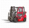 Вилочный газ-бензиновый автопогрузчик JAC CPQD20J 2 тонн