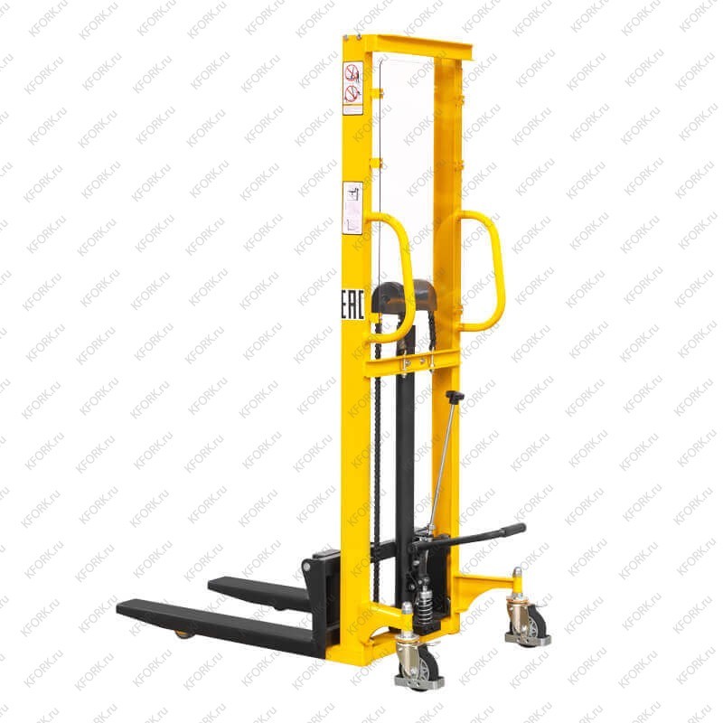 Ручной гидравлический штабелер SMARTLIFT SDA 0516 0,5т 1,6м, вилы 210-620 мм