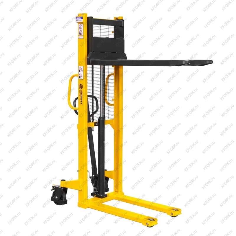 Ручной гидравлический штабелер SMARTLIFT SDA 1016 1т 1,6м фиксированные вилы