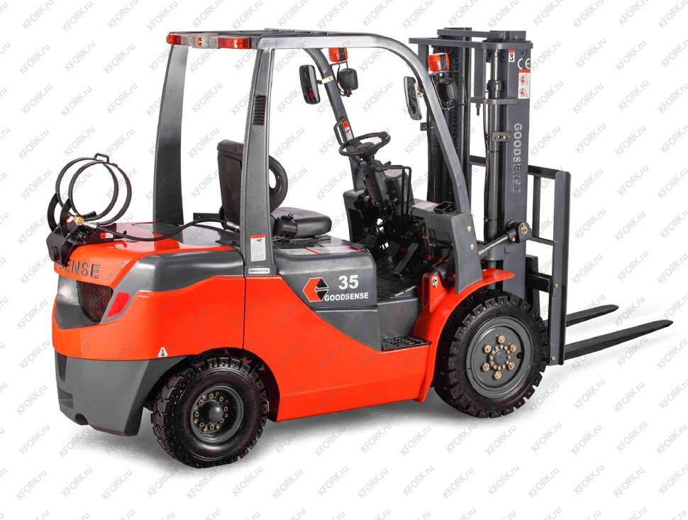 Вилочный автопогрузчик GOODSENSE 3,5 тонны газ-бензин