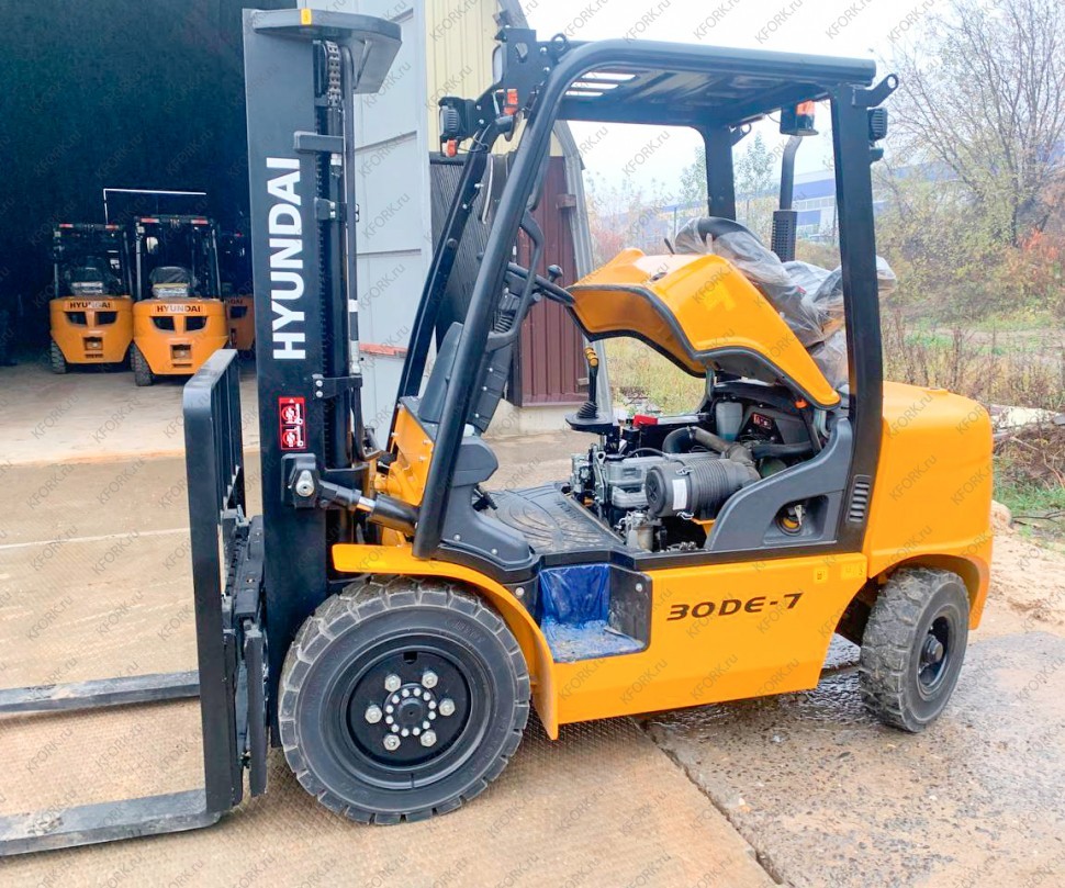 Вилочный автопогрузчик Hyundai 35DЕ-7 3,5 тонны, дизель