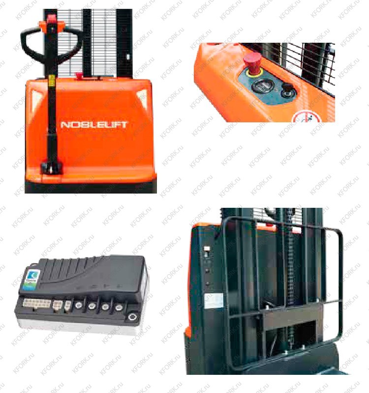 Штабелер электрический самоходный Noblelift PSE15L-C 2900 с батареей AGM
