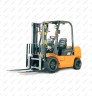 Вилочный дизельный автопогрузчик Hangcha CPCD25-XRW10 2,5 тонны