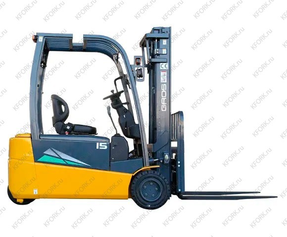 Эл. погрузчик GROS CPD15SQ 1,5 т 3 опоры