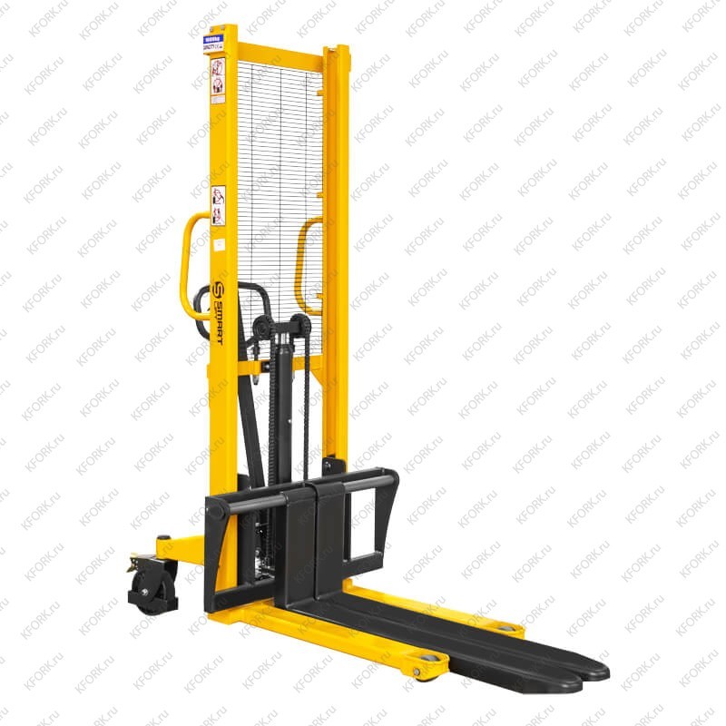 Ручной гидравлический штабелер SMARTLIFT SDA 1516 1,5т 1,6м, вилы 300-850 мм