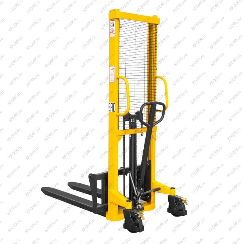 Ручной гидравлический штабелер SMARTLIFT SDA 1516 1,5т 1,6м, вилы 300-850 мм