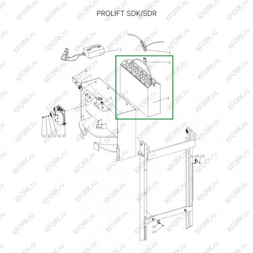 Аккумуляторная батарея 24В 230 Ач Li-ion