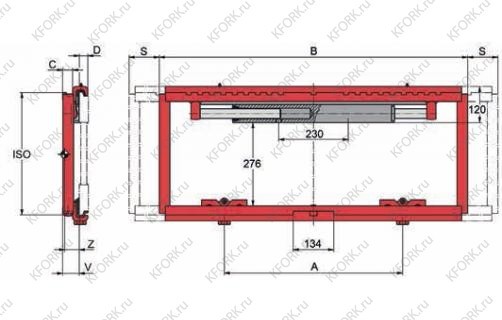 Сайдшифтер стандартная KAUP 2T151P4N