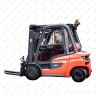 Вилочный погрузчик газ/бензин Linde H20/600T