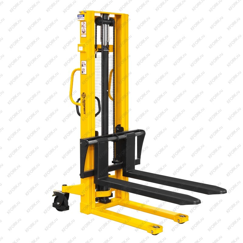 Ручной гидравлический штабелер SMARTLIFT SDA 1530 1,5т 3м, вилы 300-850 мм