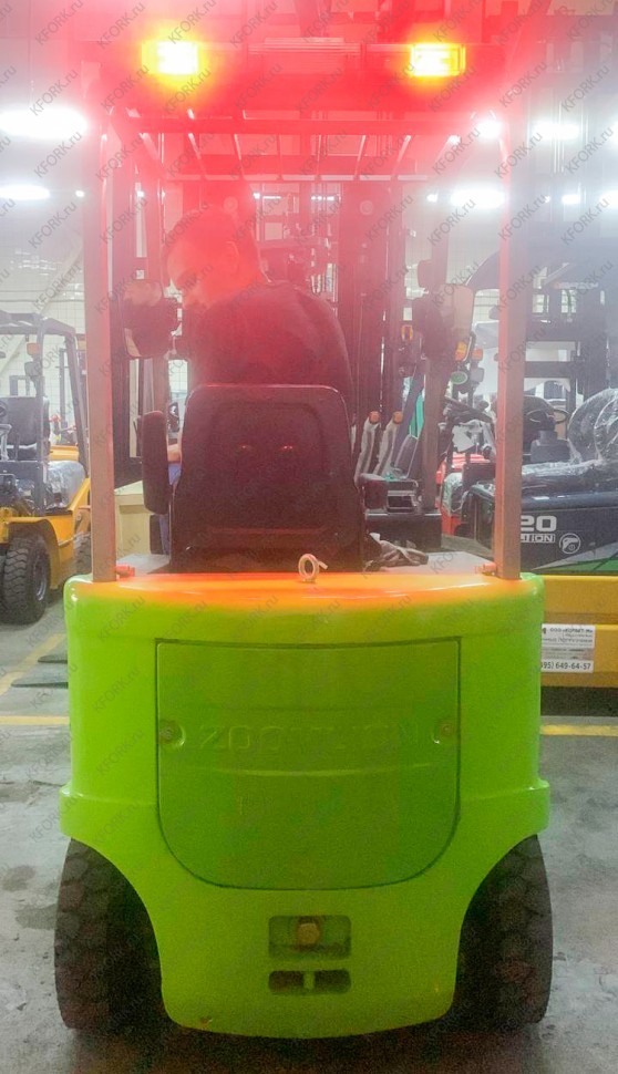 Эл. погрузчик Zoomlion 1,5 т 48/400 В/Ач 4 опоры