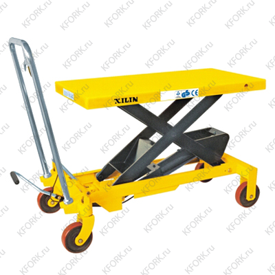 Передвижной ножничный подъемник XILIN г/п 1500 кг 420-1000 мм SP1500