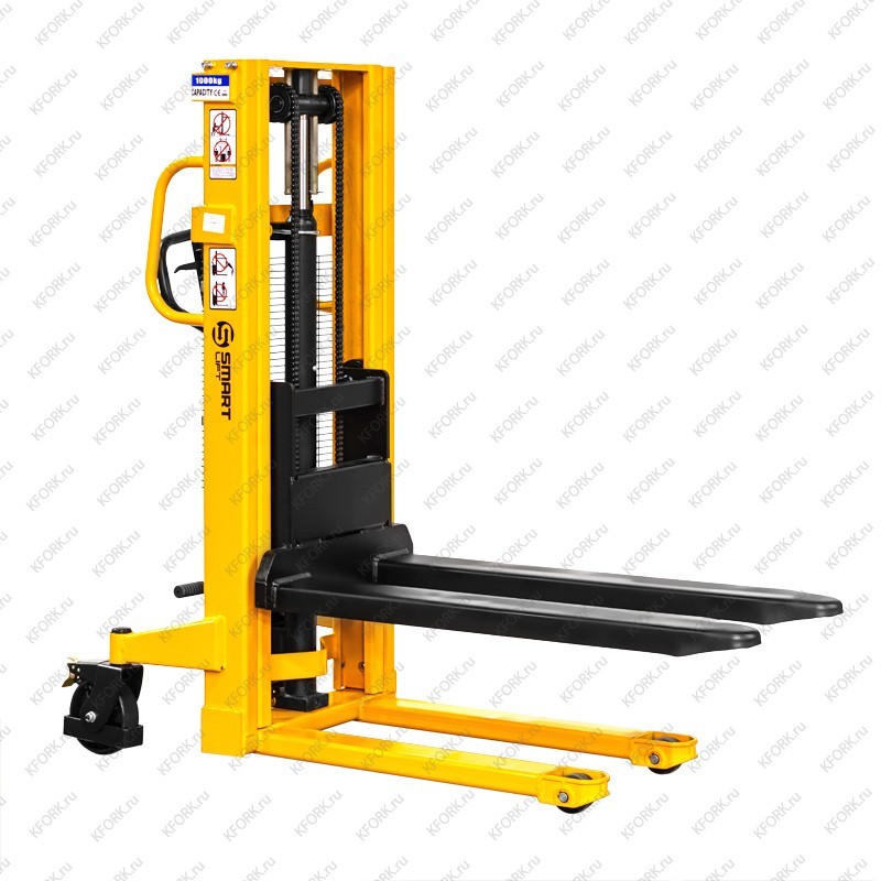Ручной гидравлический штабелер SMARTLIFT SDJ 1020 1т 2м фиксированные вилы