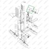 Крестовина  гидроузла в сборе для TRV1530
