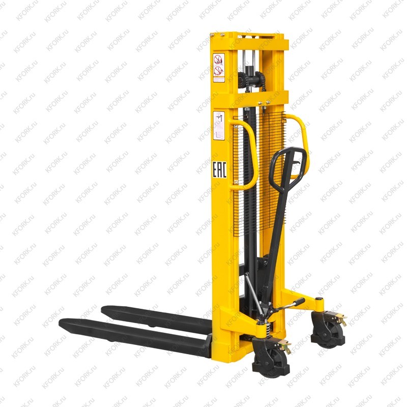 Ручной гидравлический штабелер SMARTLIFT SDJ 1025 1т 2,5м фиксированные вилы