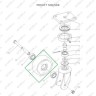 Опорное колесо для штабелеров SDR1536/1545S/1645/1656/2036/2045, SDK