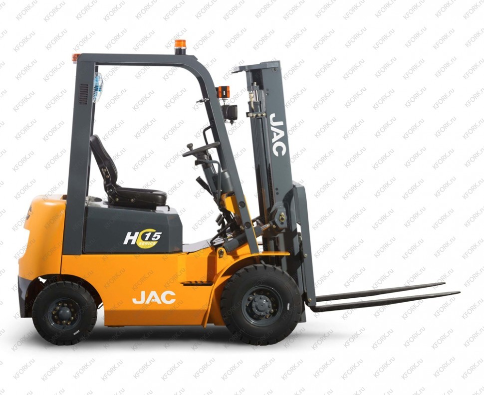 Вилочный газ-бензиновый погрузчик JAC CPQD15Н 1.5 тонн