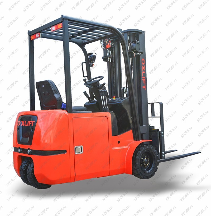 Вилочный электропогрузчик Oxlift 1.5 т 48/300 В/Ач 3 опоры