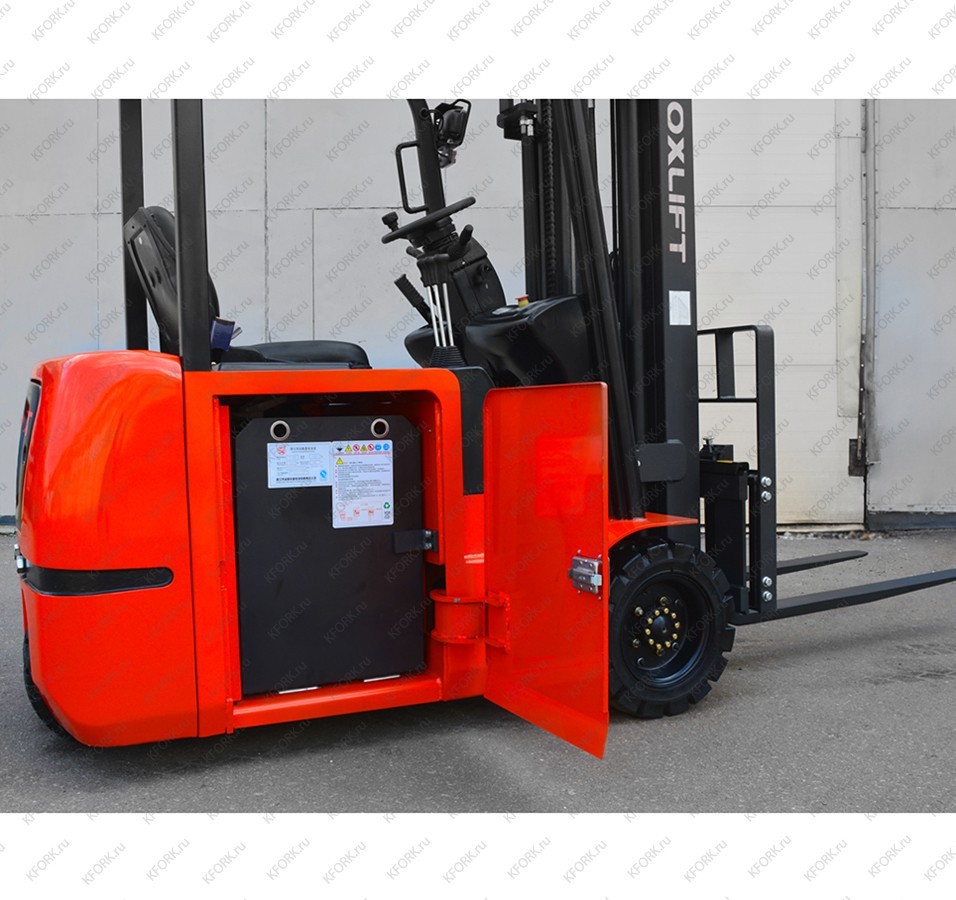 Вилочный электропогрузчик Oxlift 1.5 т 48/300 В/Ач 3 опоры